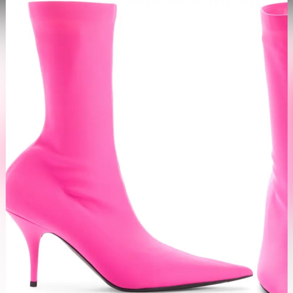 Balenciaga Fucsia Knife Ankle Boots-6/36IT-New with Tags-these are Barbie boots!